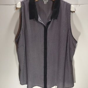 Worthington Button Up Blouse 👚 2X